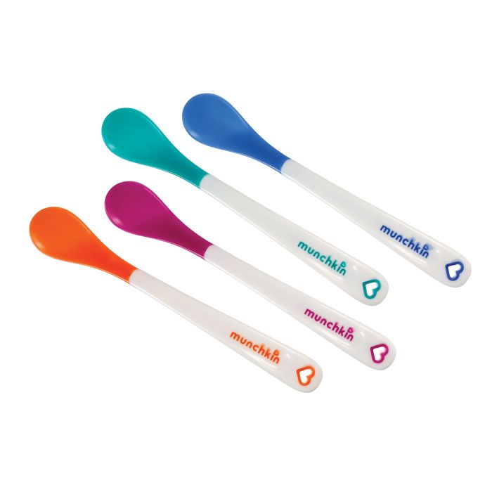 Munchkin Safty Spoons, Multicoloured, Pack of 4