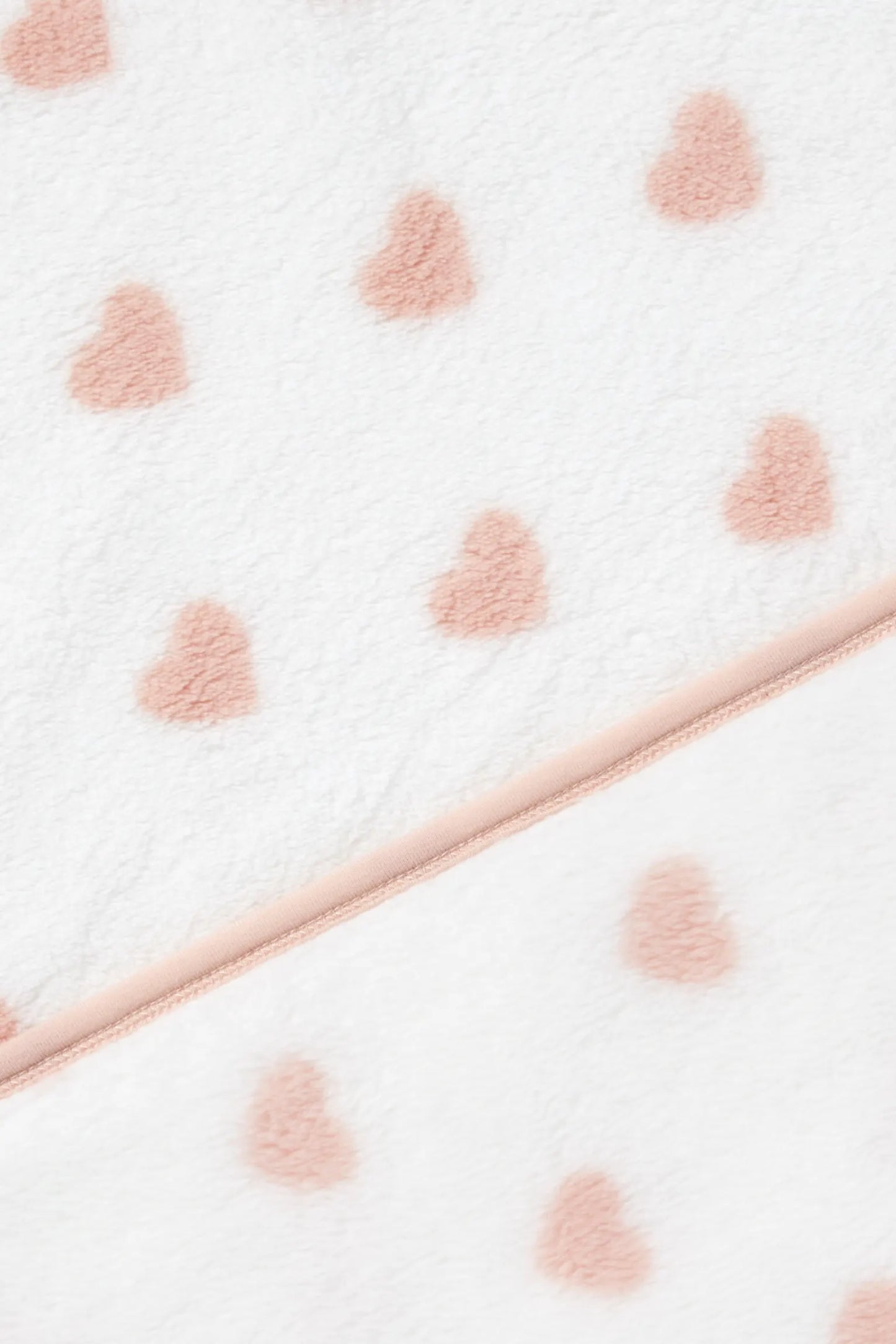 Baby patterned blanket - Pink Heart