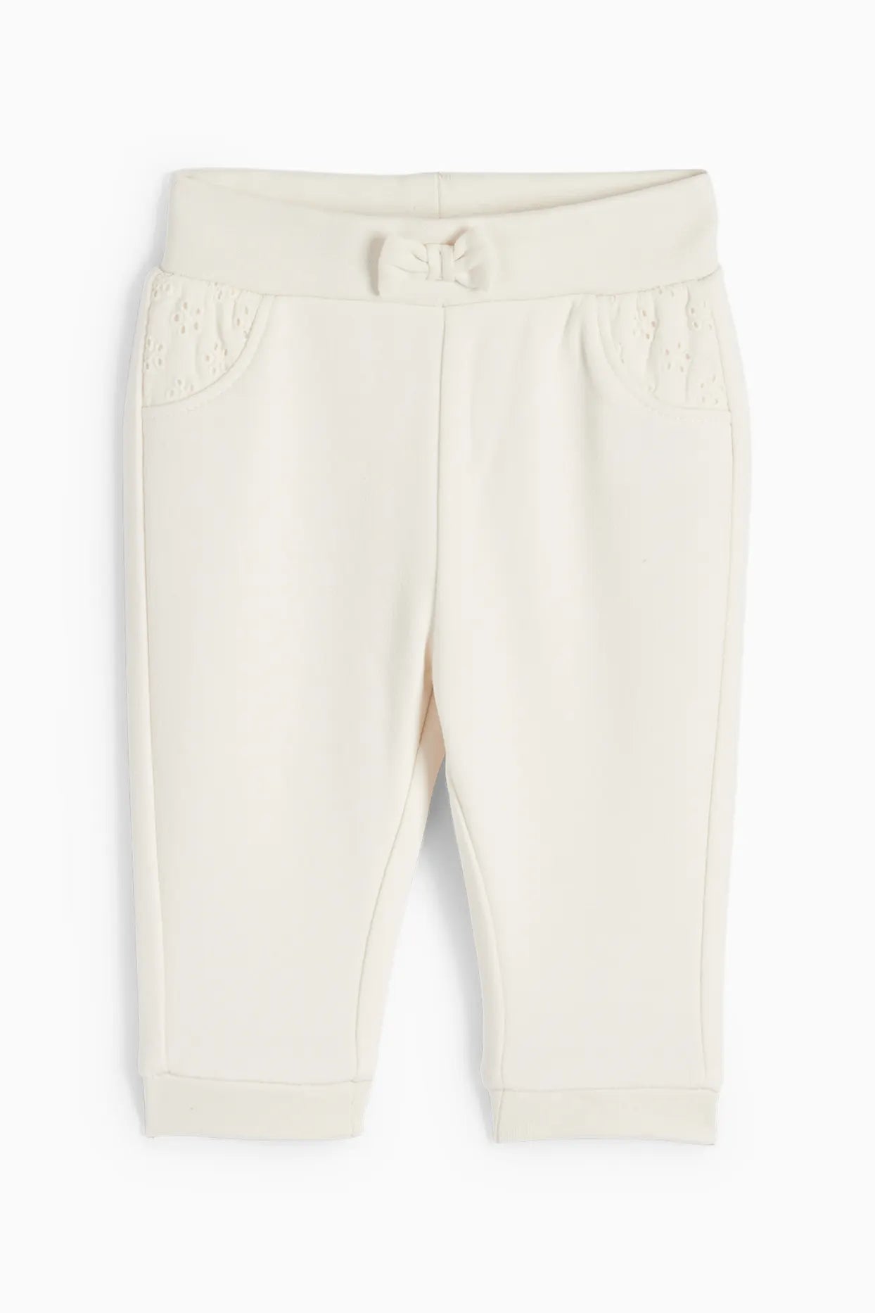 Baby white sweatpants sale