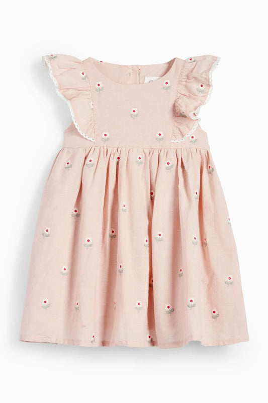 Flory textured dress