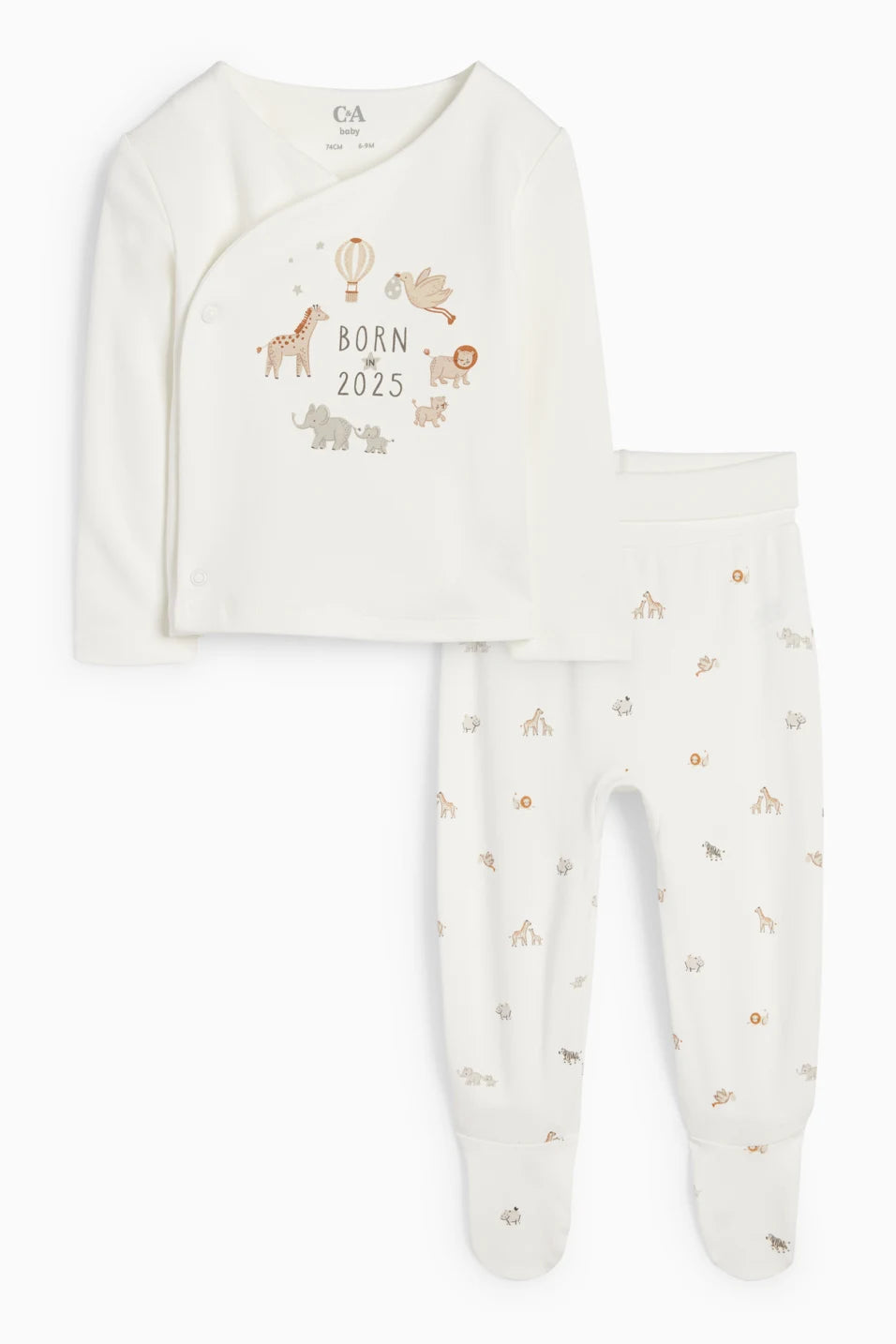 Born 2025 - Wild animals - baby outfit