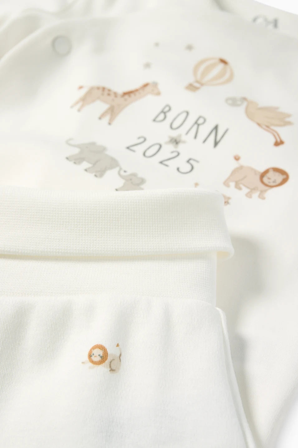 Born 2025 - Wild animals - baby outfit
