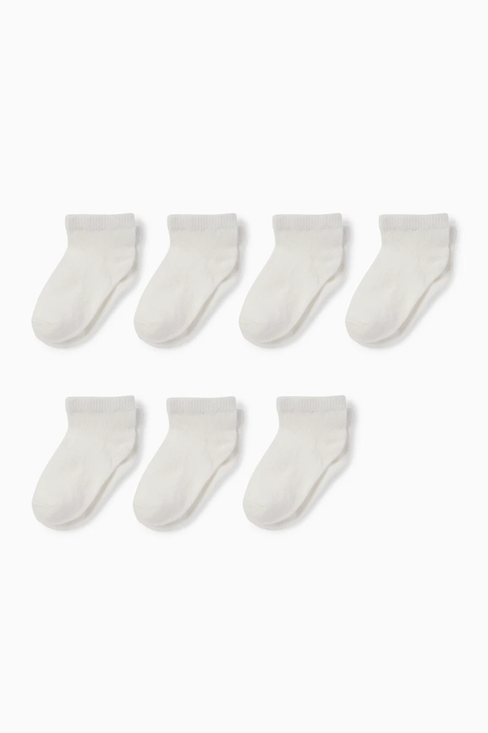 Pack of 7 baby socks - unisex
