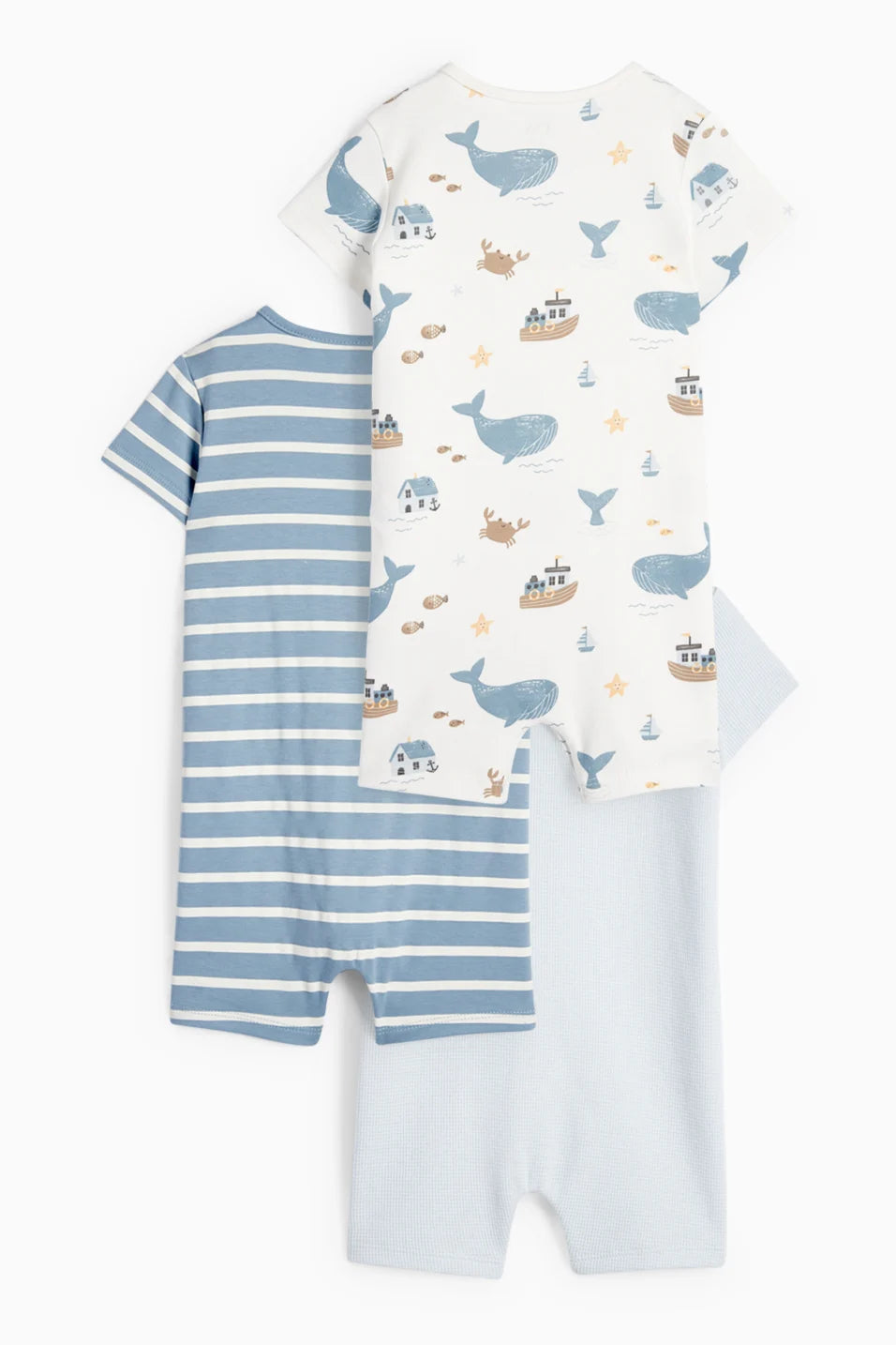 Pack of 3 rompers - Whale