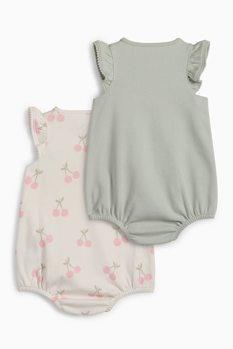 Pack of 2 baby girl rompers