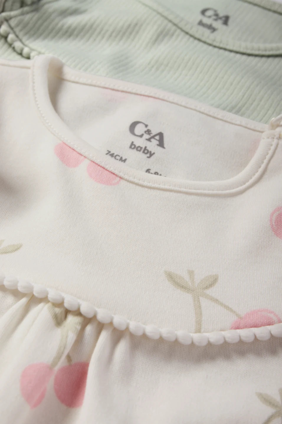 Pack of 2 baby girl rompers