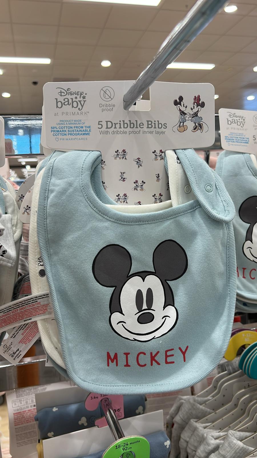 5pk Disney’s Mickey Mouse Dribble Bibs