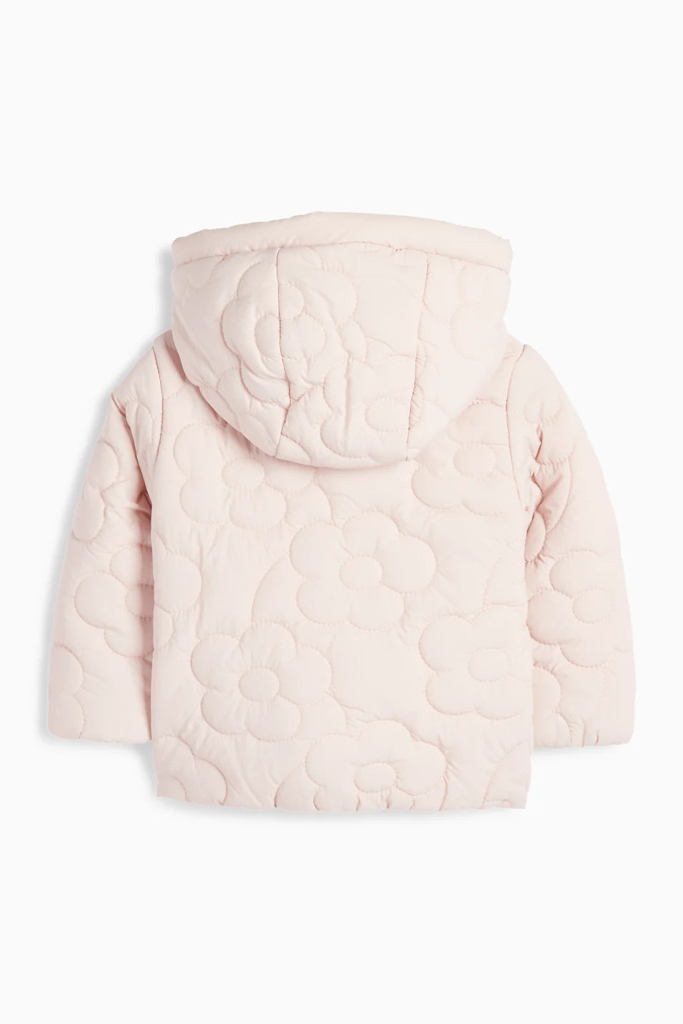 Floral - quilted jacket with hood - water repellent