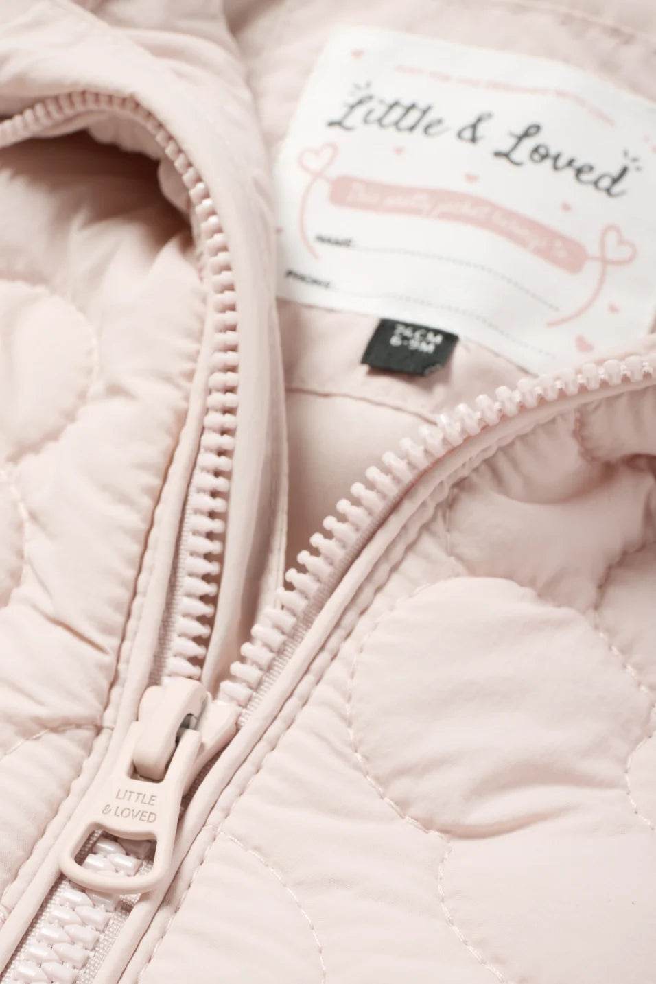 Floral - quilted jacket with hood - water repellent
