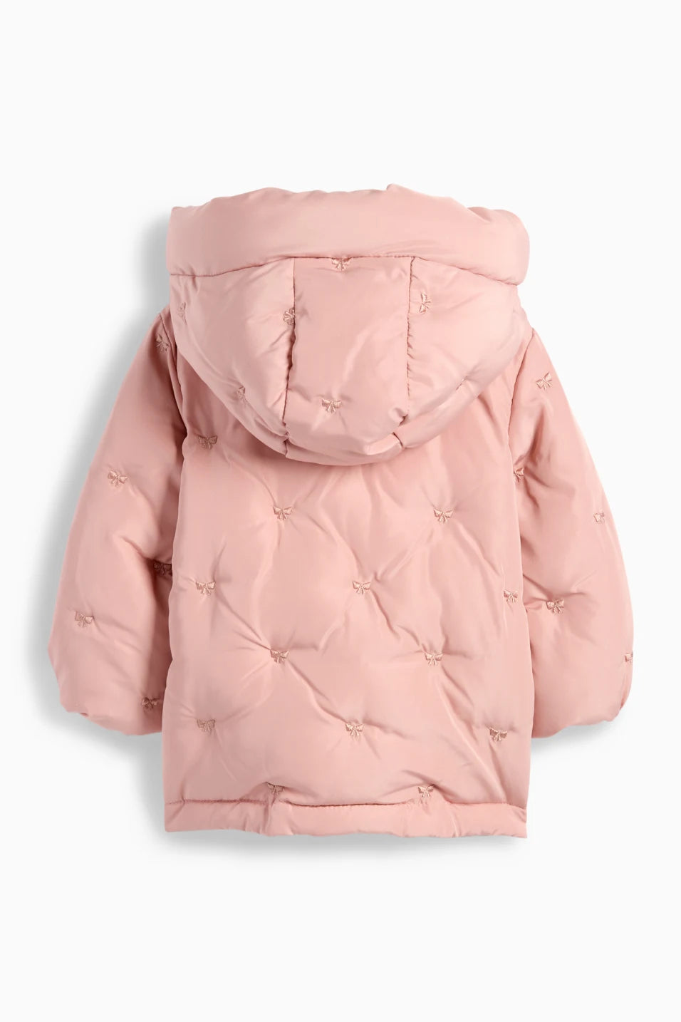 Bow - Baby quilted jacket with hood