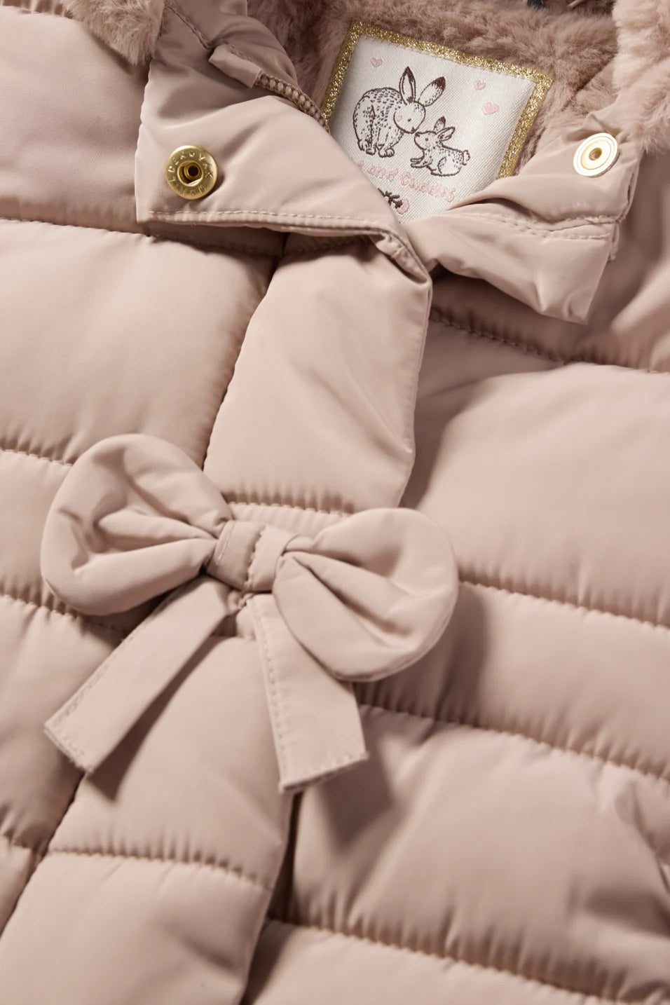 Quilted jacket with hood