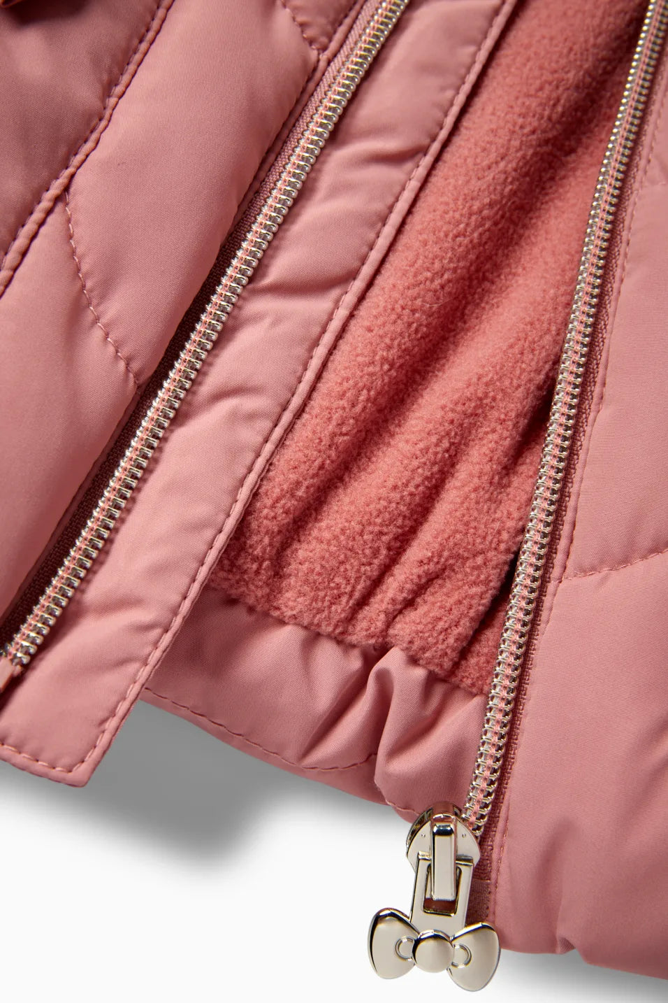 Quilted jacket with hood - water repellent