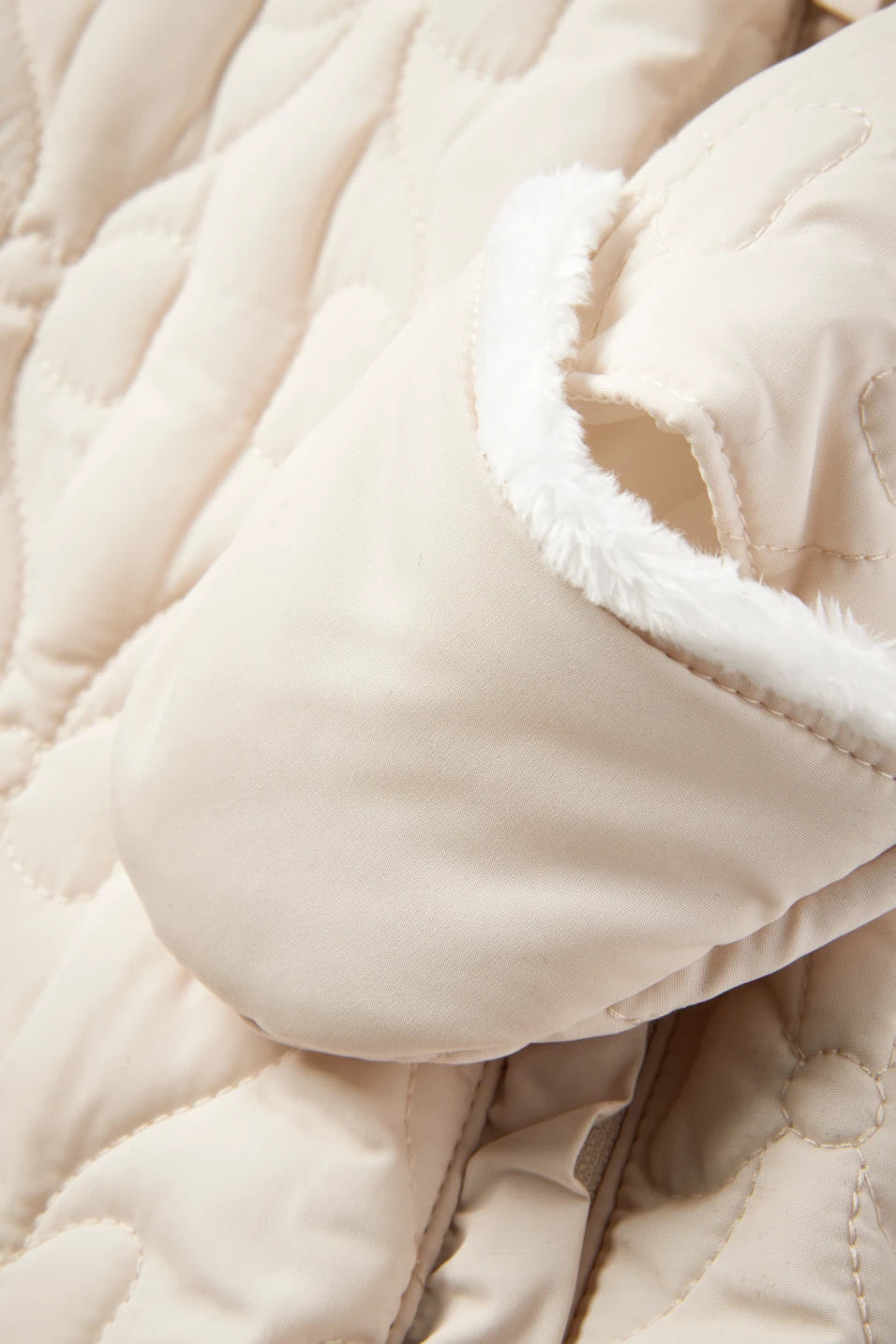 Hooded baby snowsuit