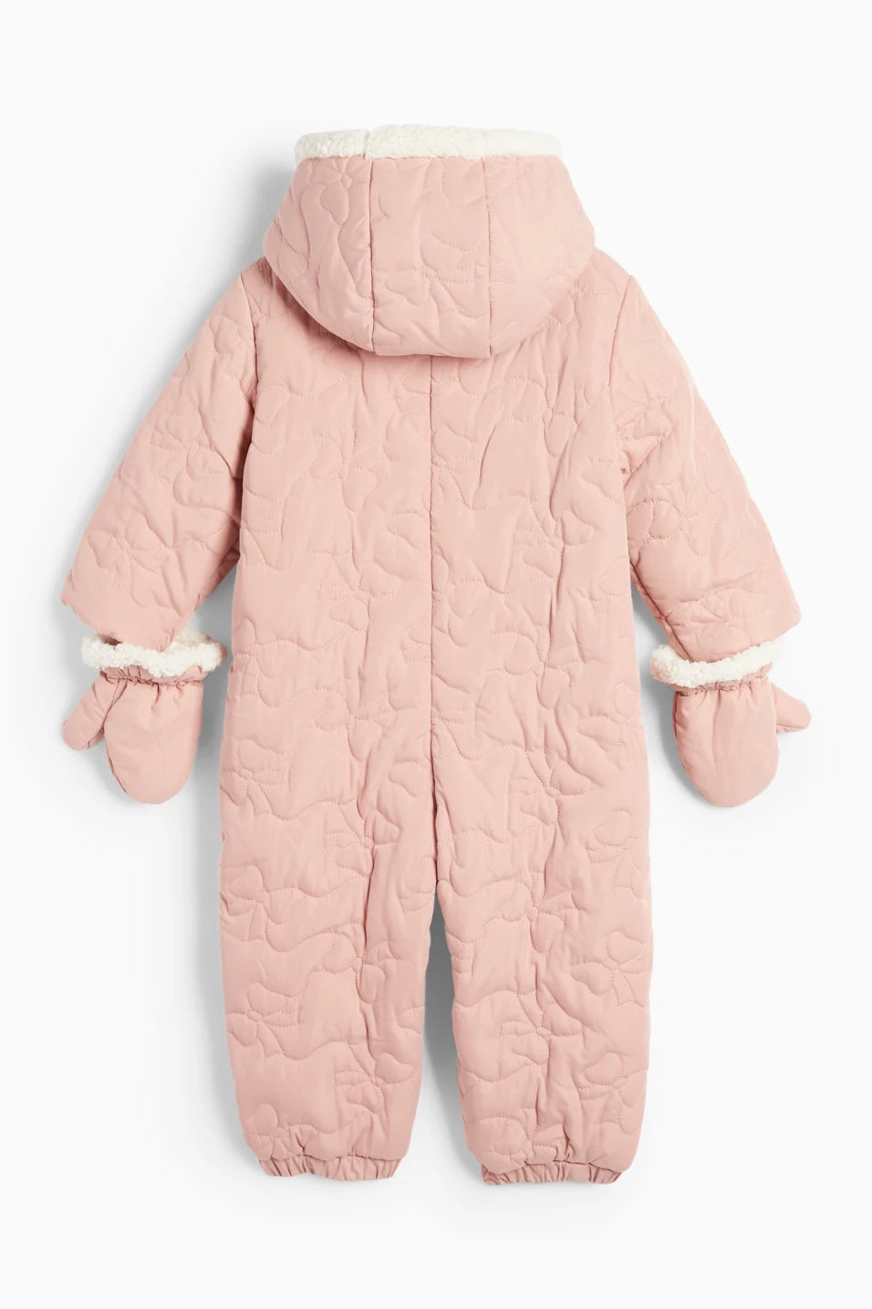 Baby snowsuit with hood