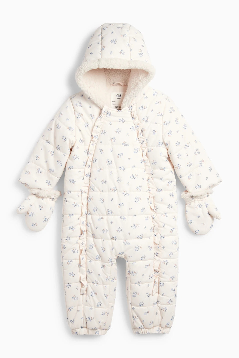 Flory - Baby snowsuit with hood