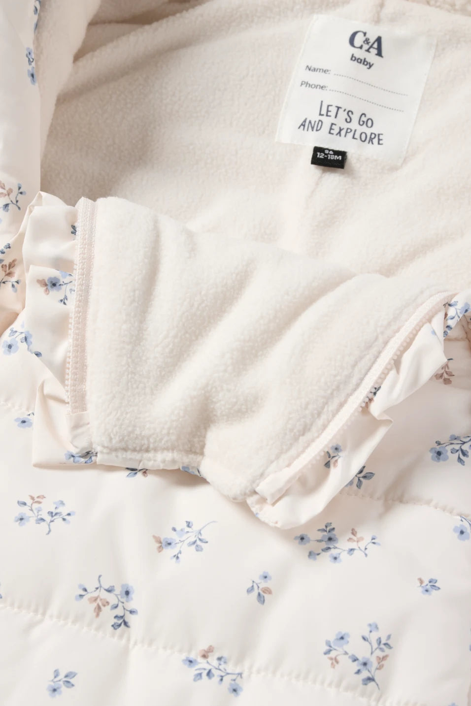Flory - Baby snowsuit with hood