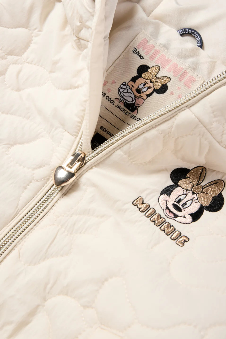 Minnie Mouse - Hooded Quilted Jacket - water repellent