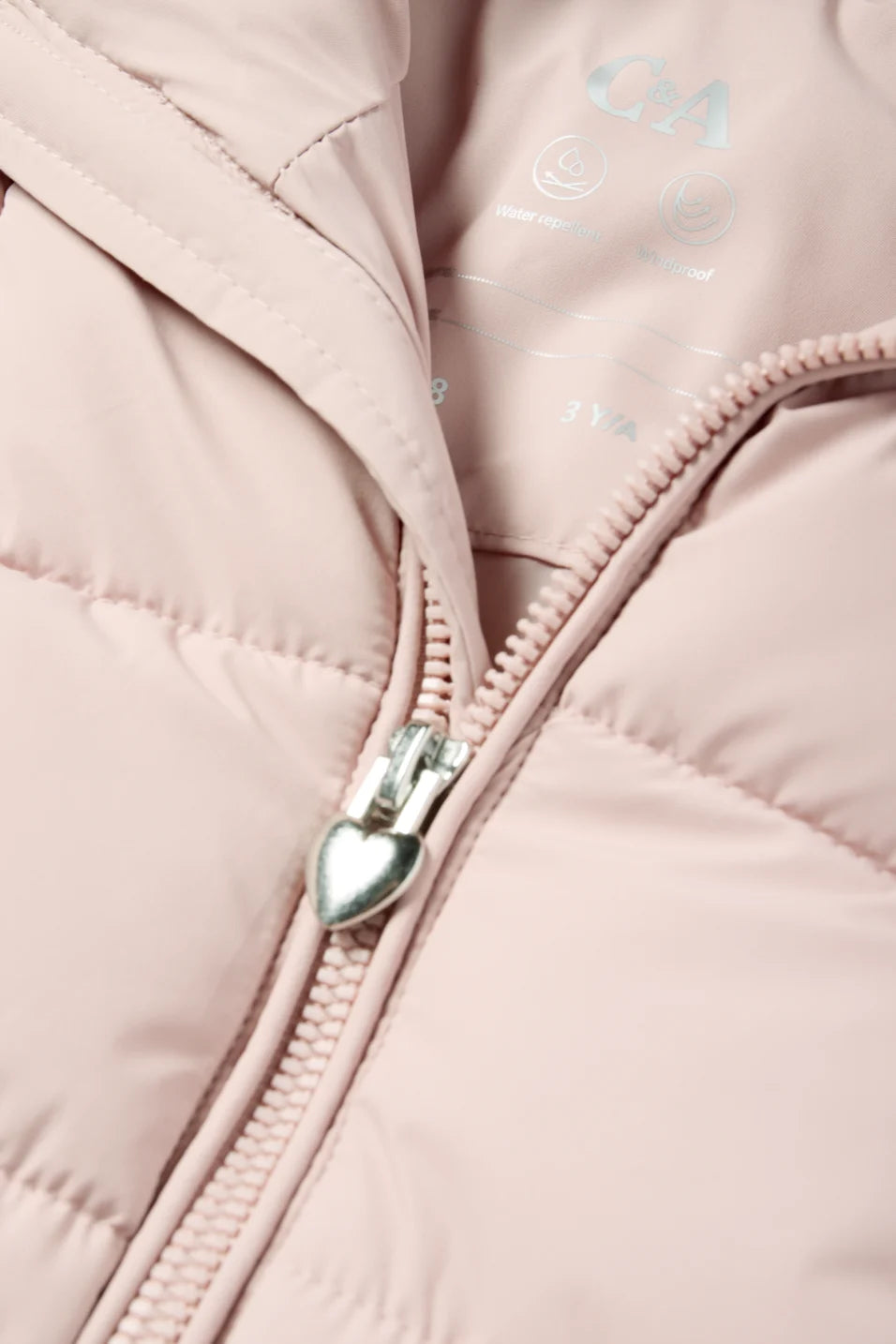 Quilted jacket with hood - water repellent