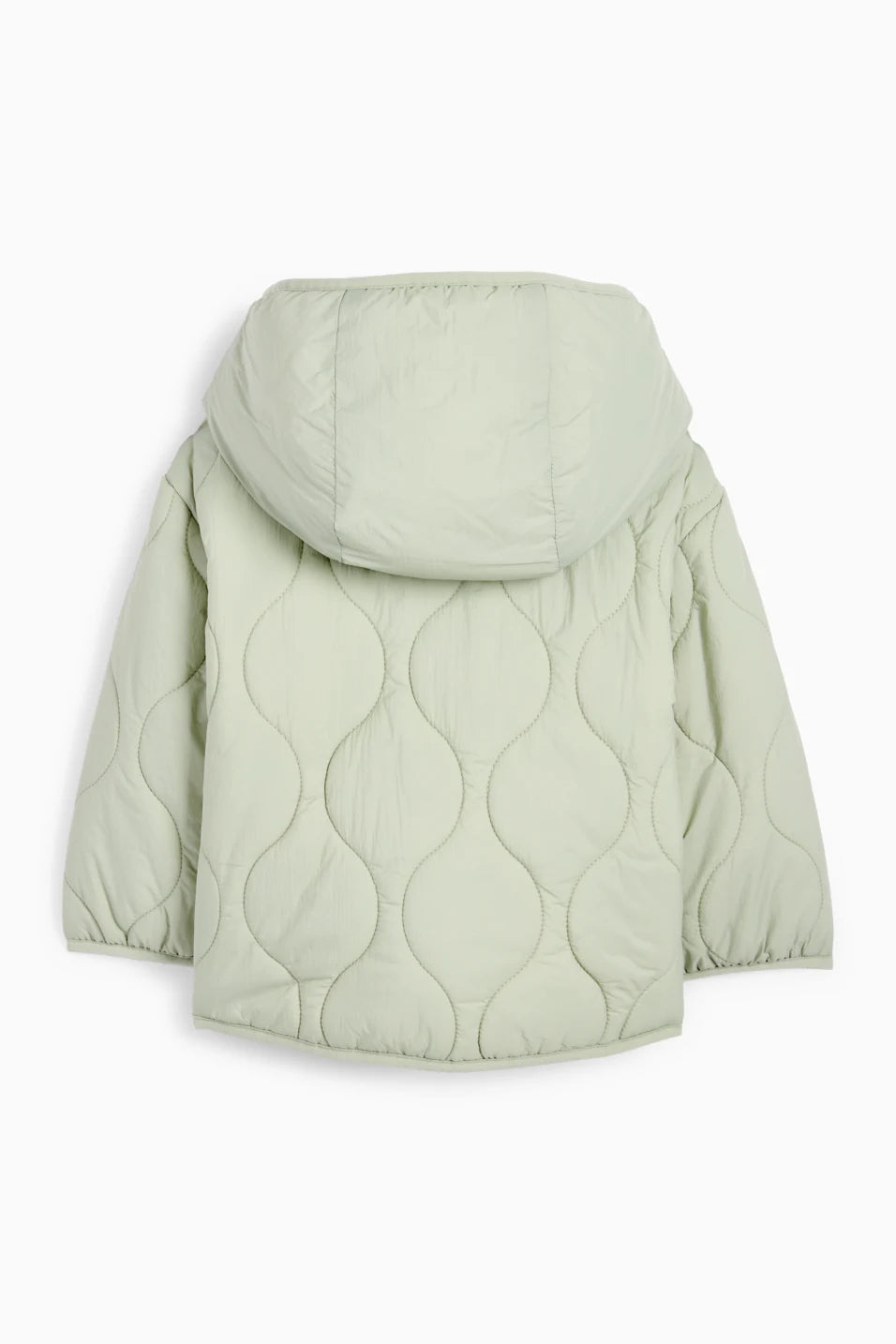 Quilted jacket with hood - water repellent
