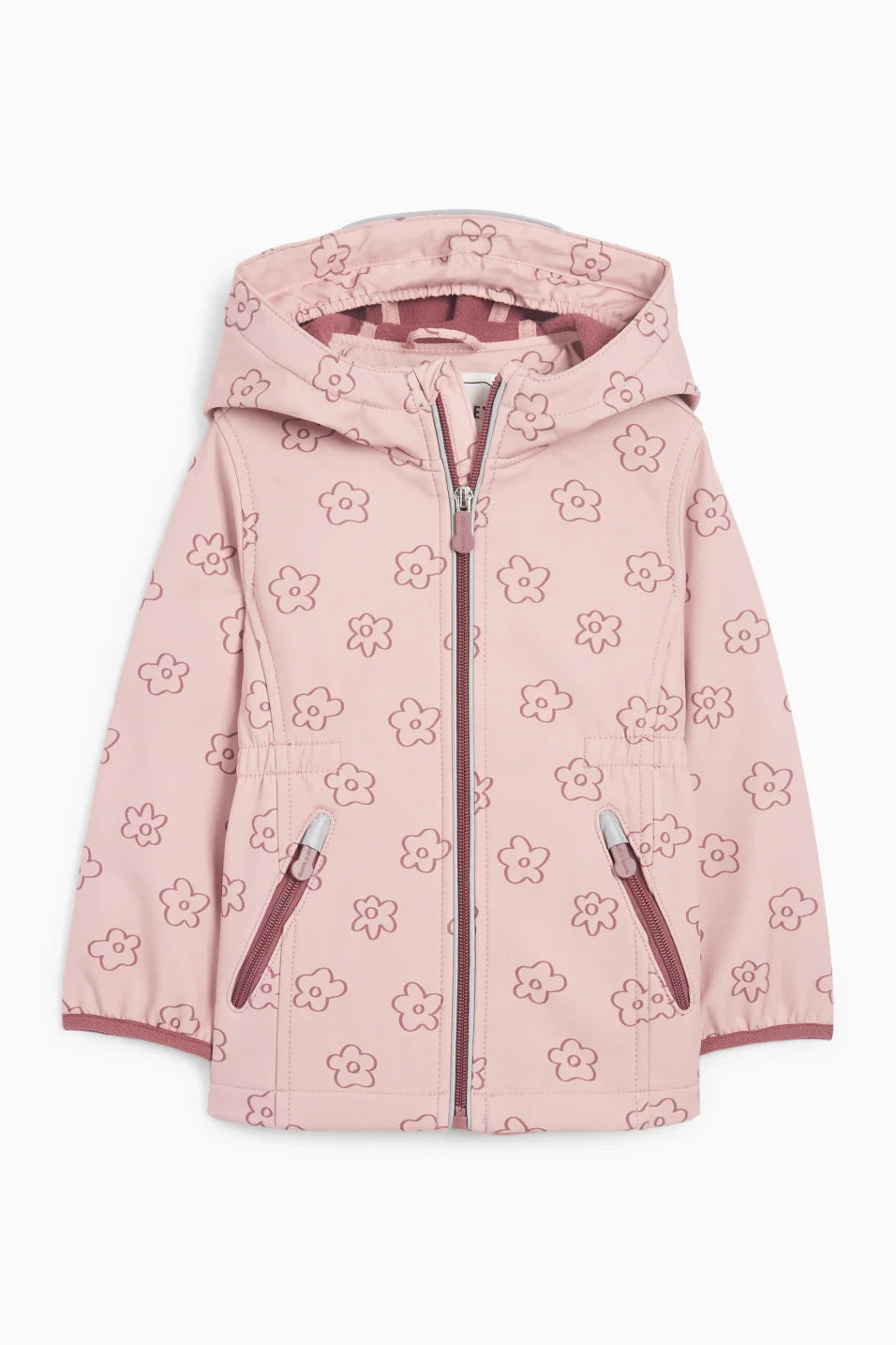 Floral - Waterproof jacket with hood