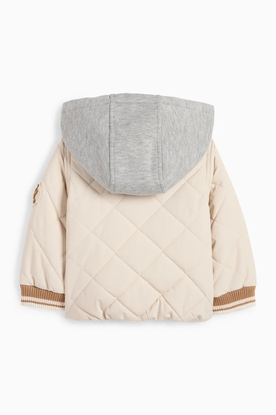 Bear - Baby quilted jacket with hood