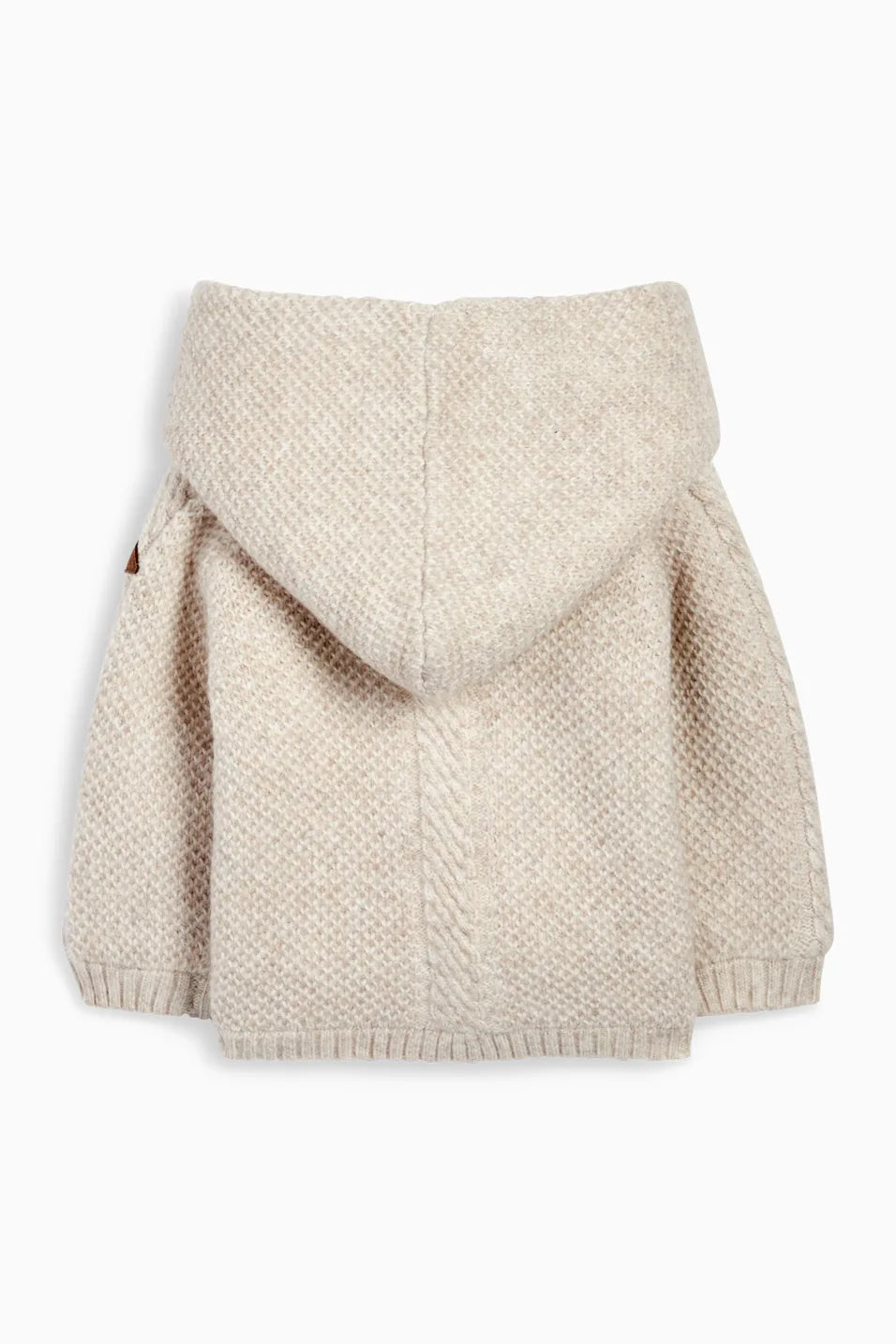 Knit Hooded Cardigan - Lined
