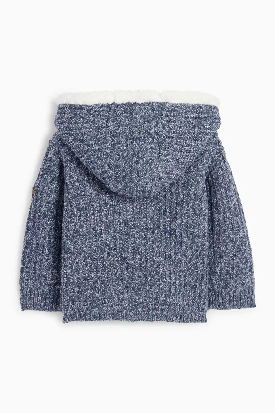 Knit Hooded Cardigan - Lined
