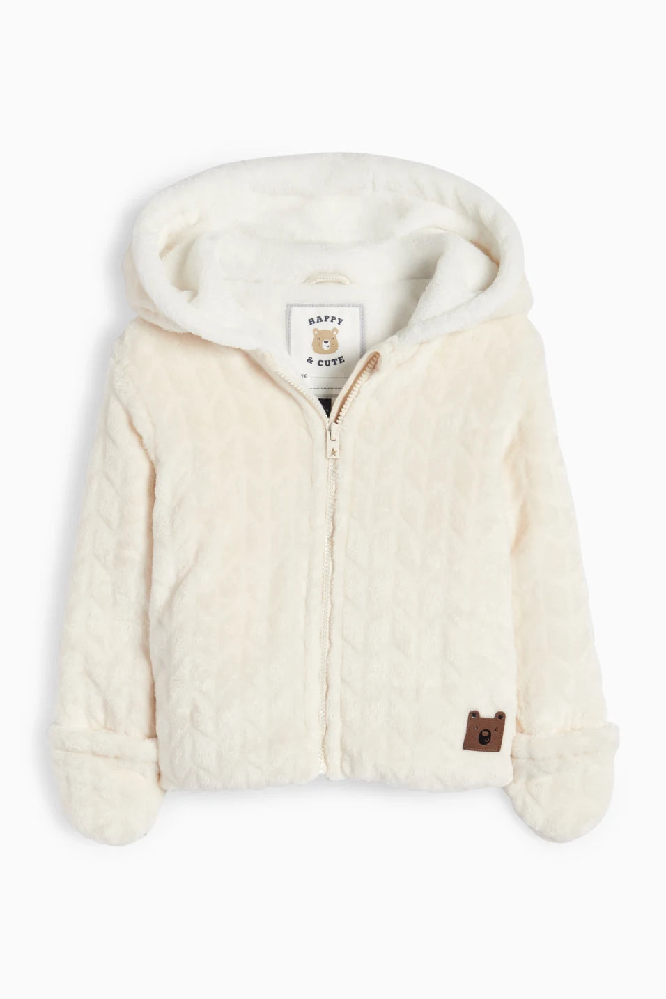 Bear - Plush jacket with hood