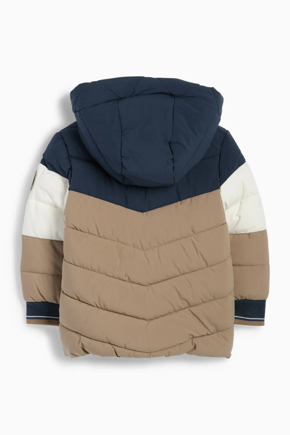 Baby quilted jacket with hood
