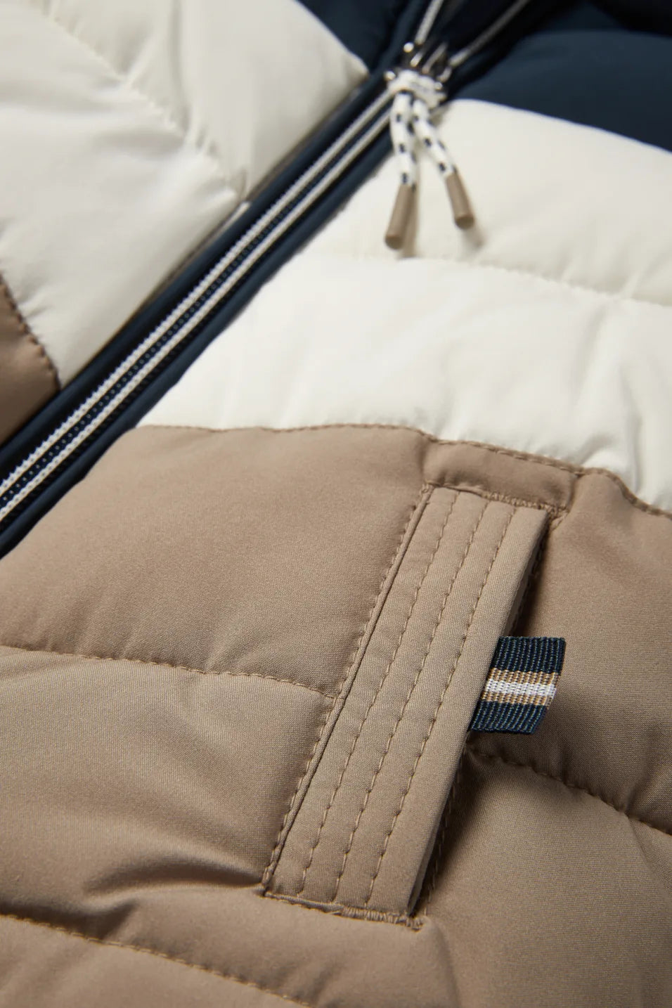 Baby quilted jacket with hood