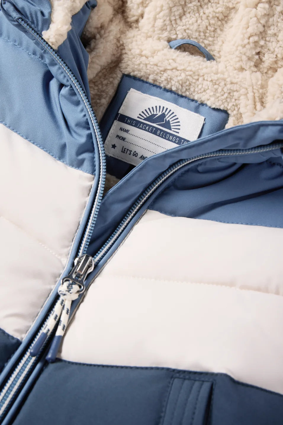 Baby quilted jacket with hood