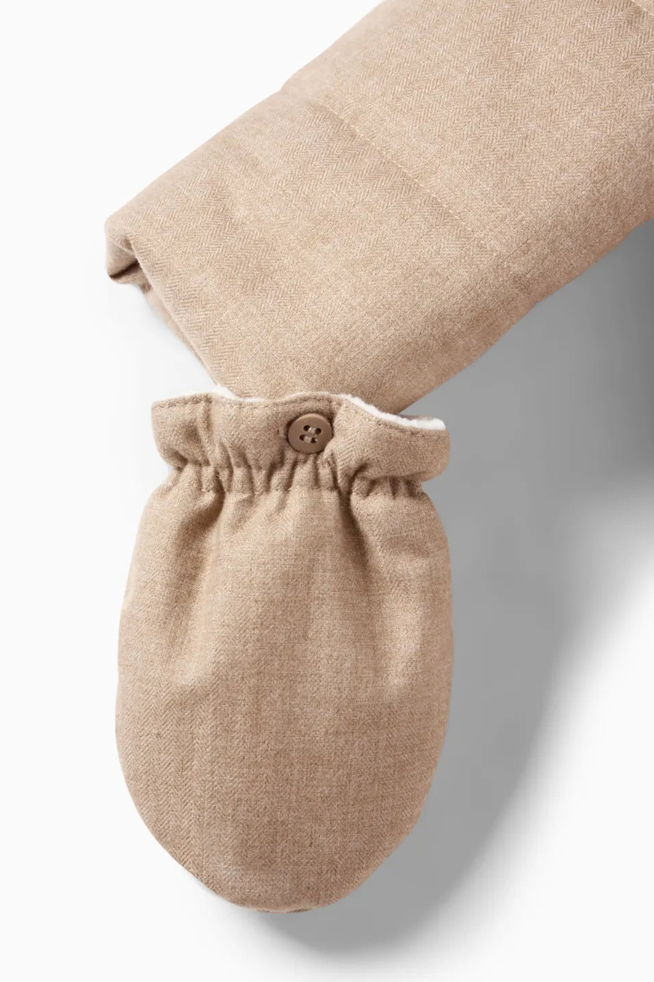 Bear - Baby snowsuit - Buttoned mittens and feet
