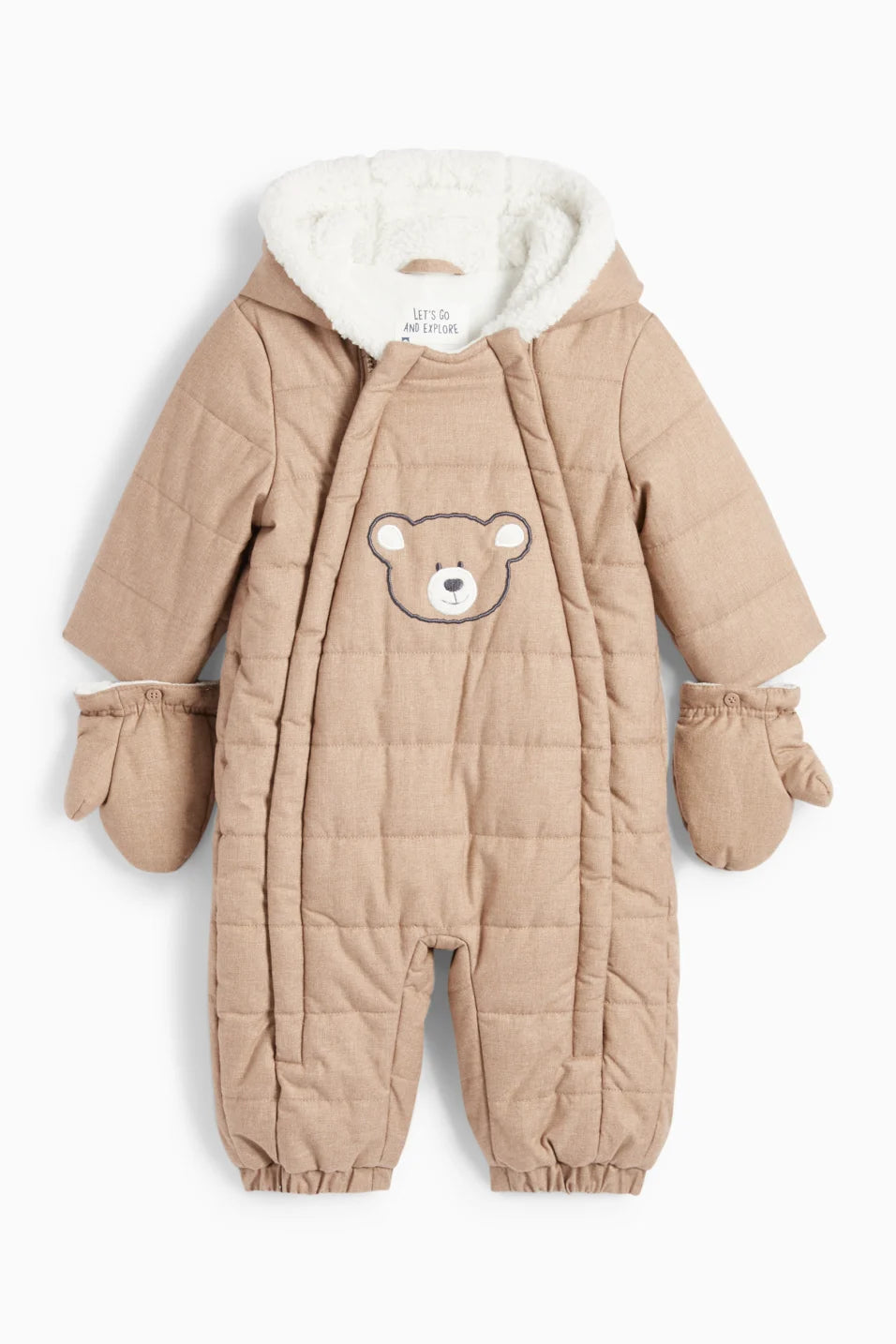 Bear - snowsuit with hood