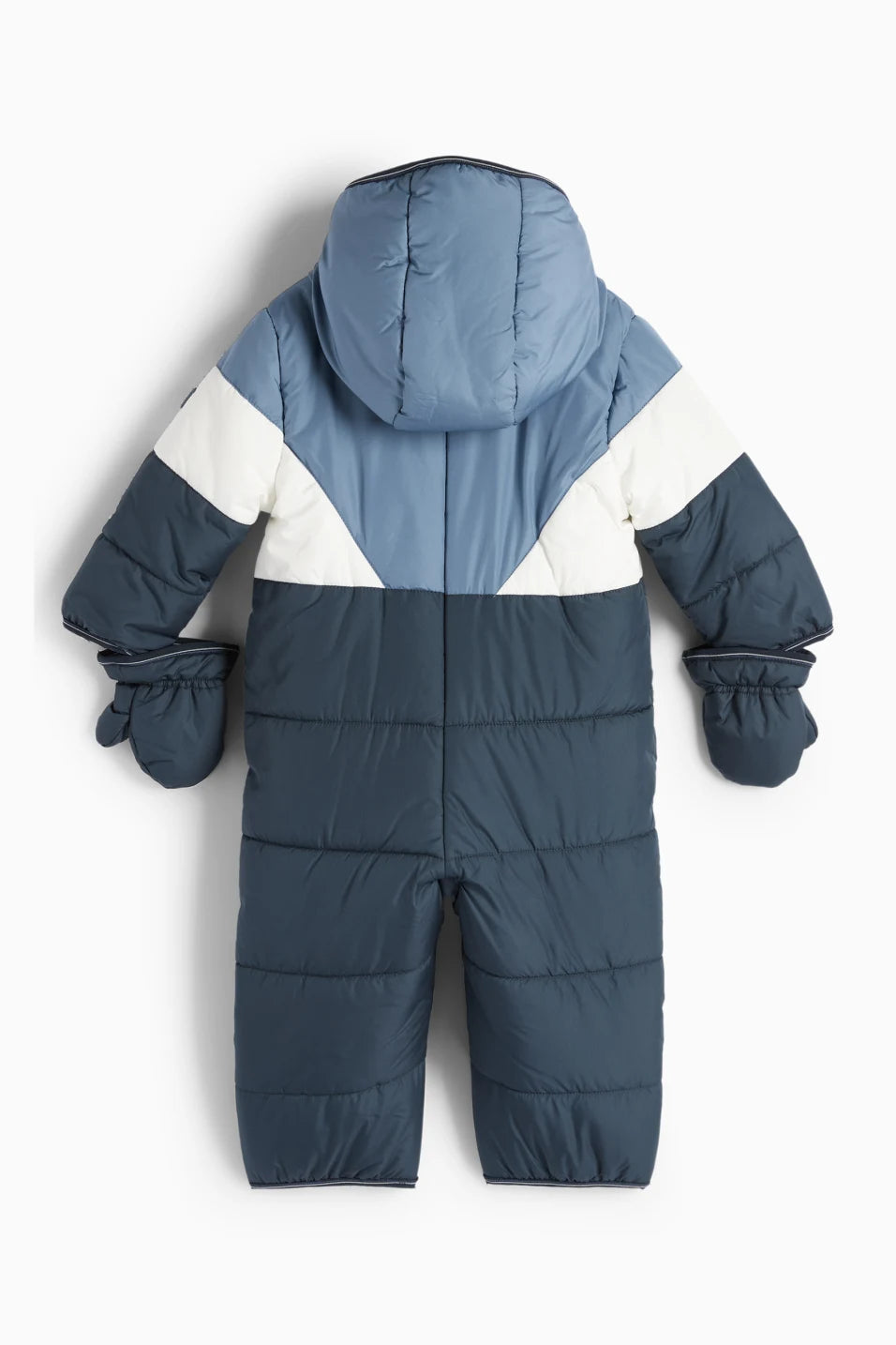 Baby snowsuit with hood