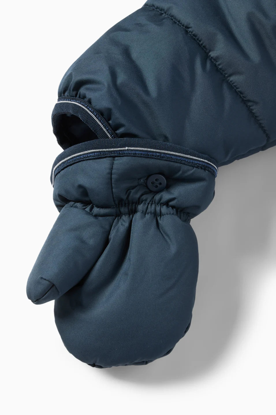 Baby snowsuit with hood