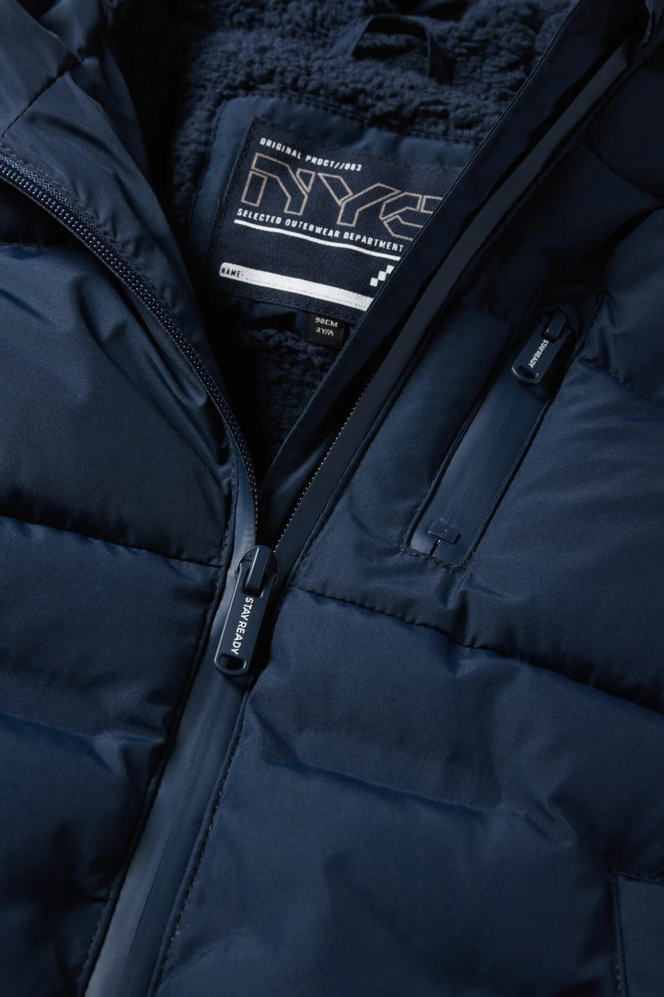 Quilted jacket with hood