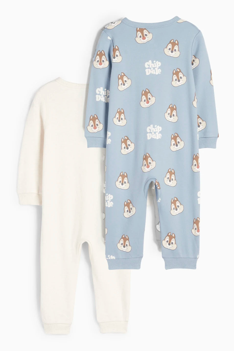 Chip and Dale - Pack of 2 cotton sleepsuits