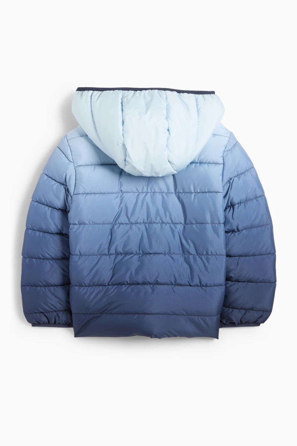 Quilted jacket with hood - water-repellent - patterned