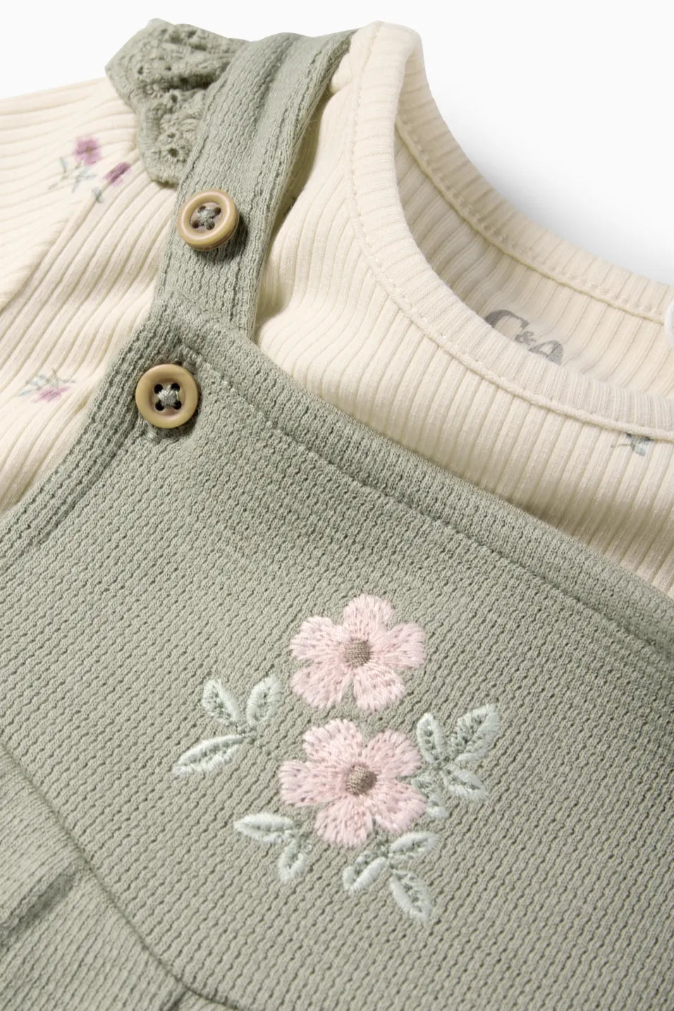 Floral - Baby romper set