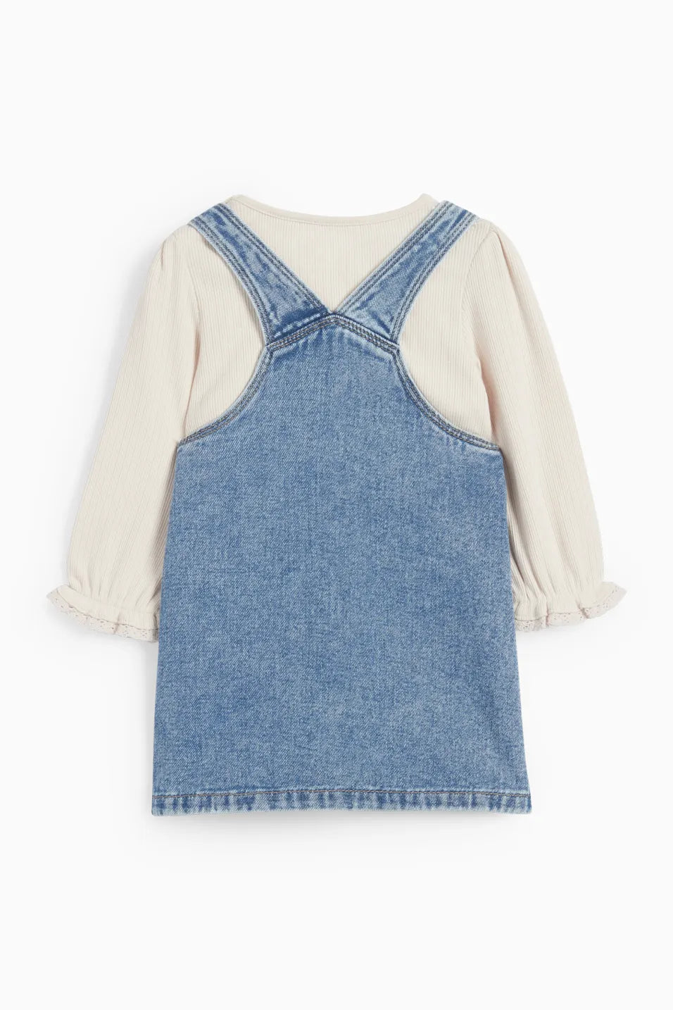 Floral - Denim dress set