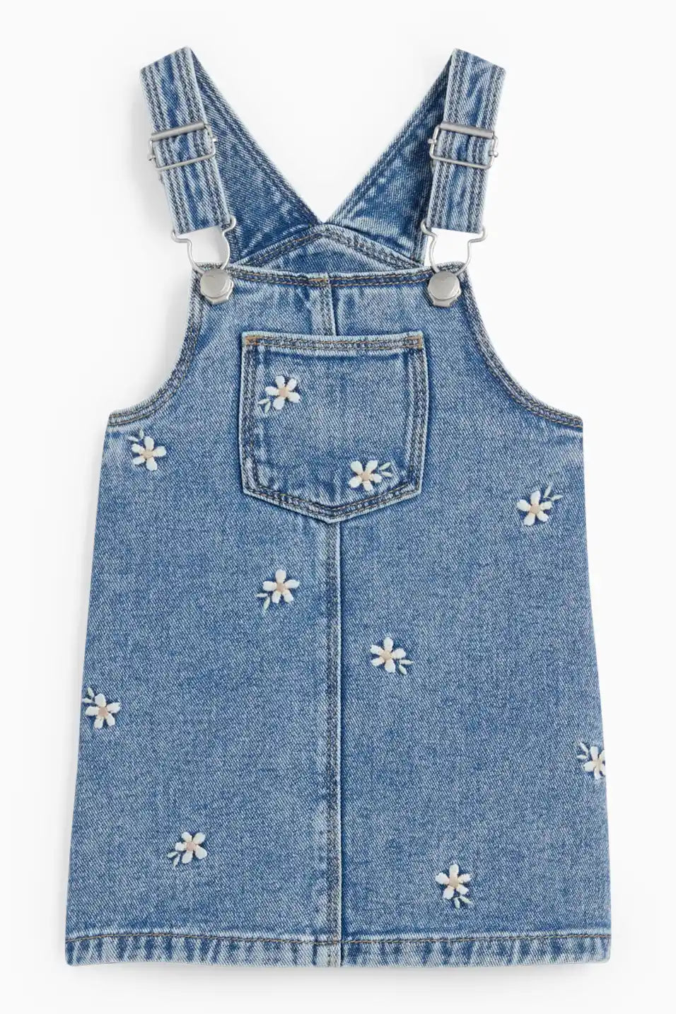 Floral - Denim dress set