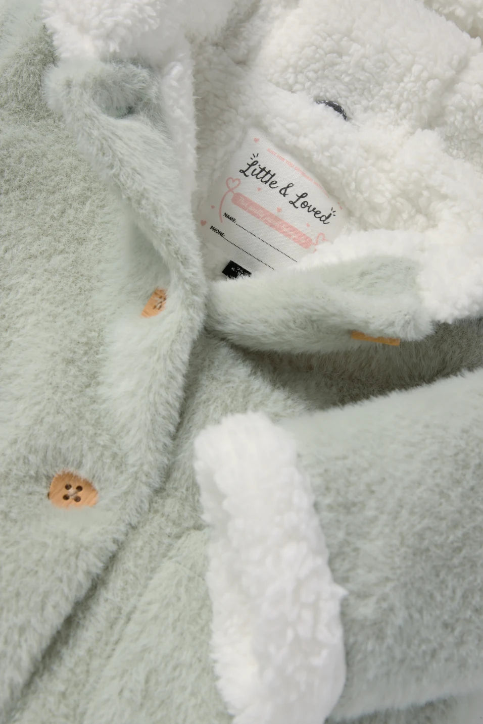 Teddy jacket with hood- Lined
