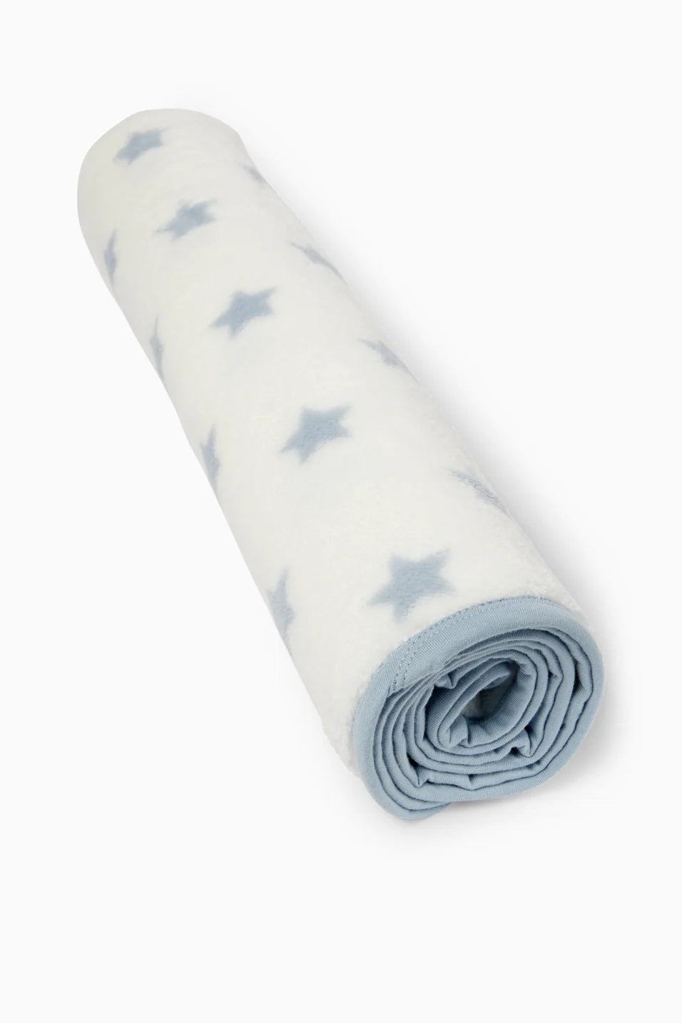 Blue starts fleece blanket