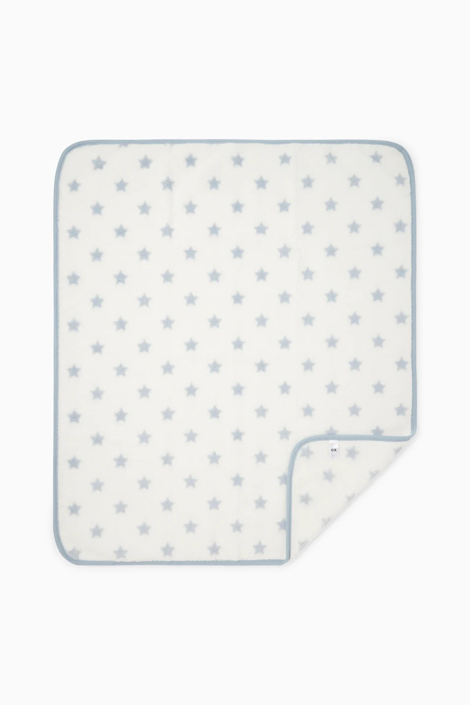 Blue starts fleece blanket