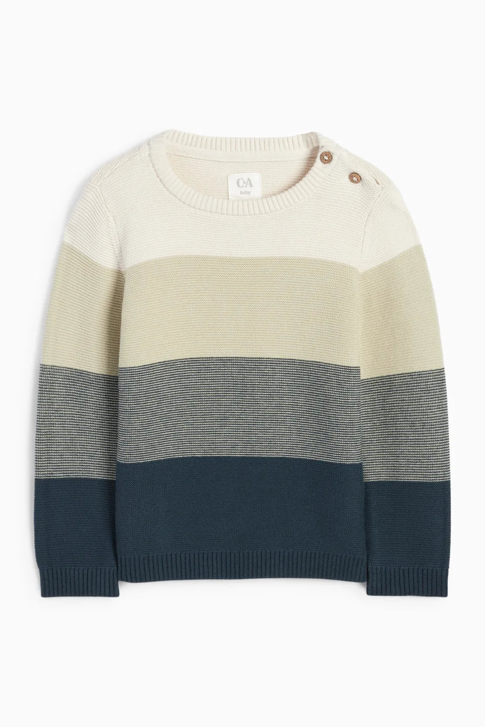 Baby sweater - stripped