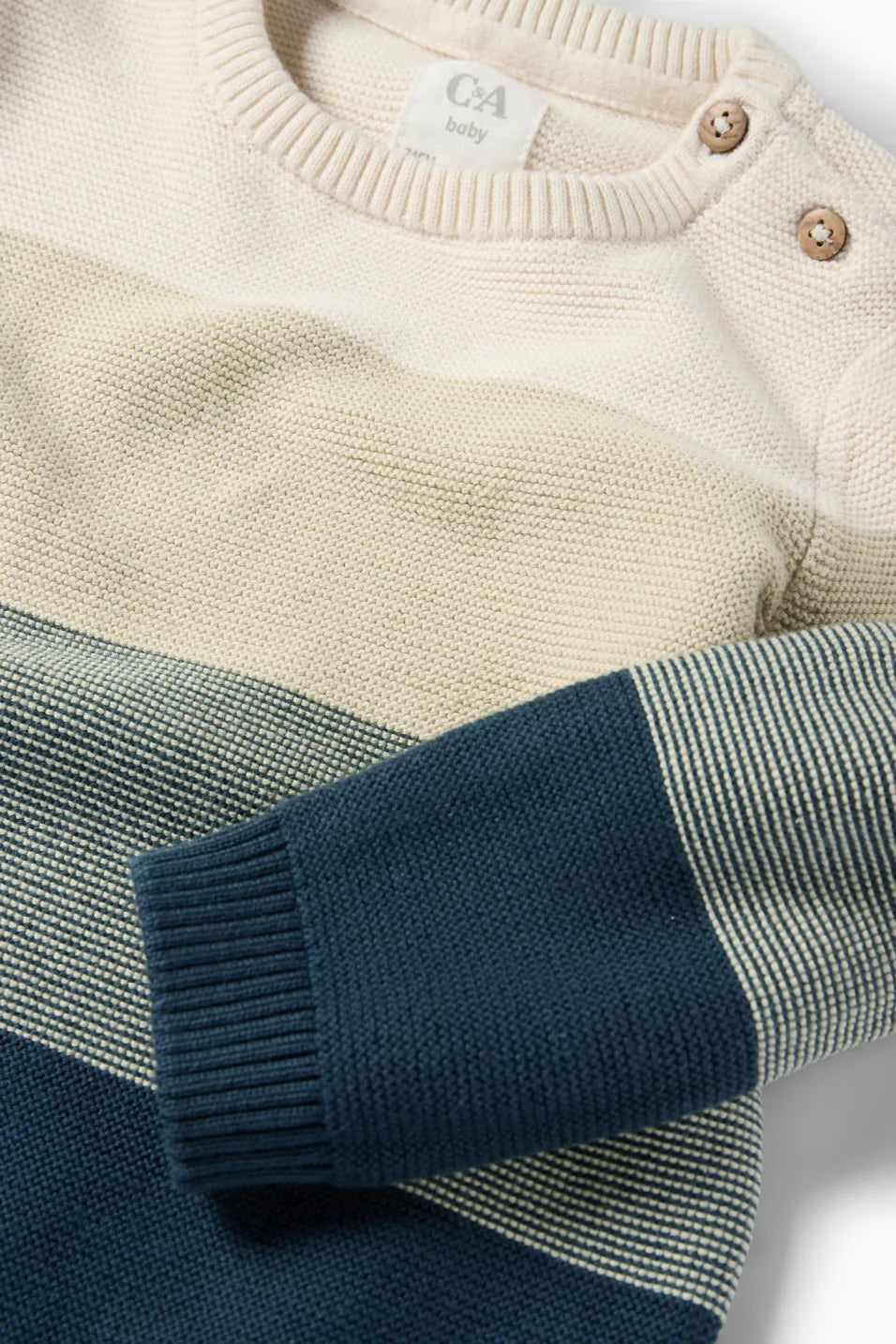 Baby sweater - stripped