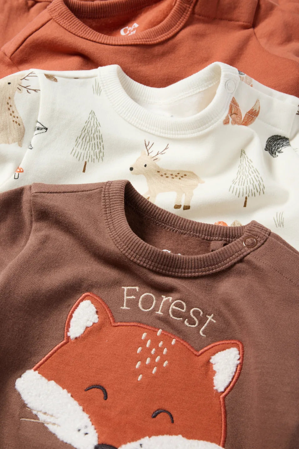 Fox and Wild Animals - Pack of 3 Sweatshirt