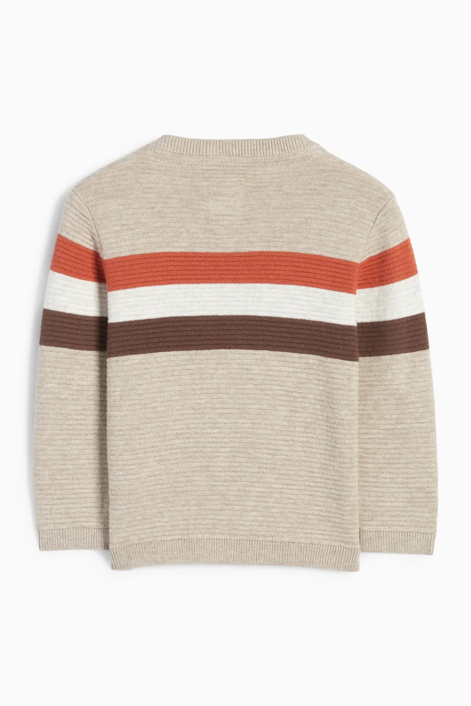 Baby sweater - ribbed - striped