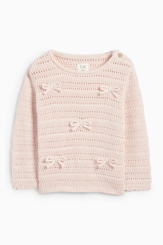 Bows - Baby Sweater