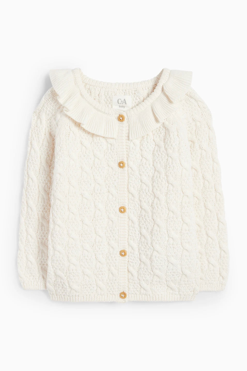 Baby Cardigan - Braid Pattern